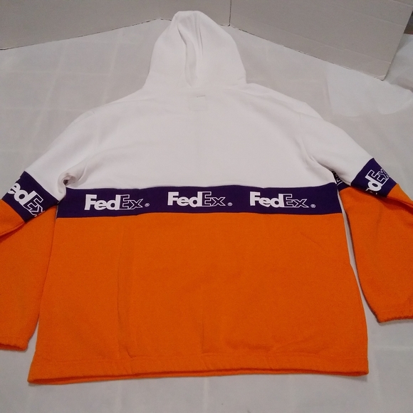 NEW FedEx Quarter Zip Hoodie XL - Picture 4 of 5